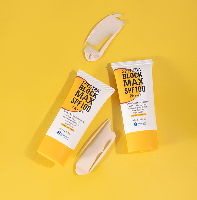 Jenpharm Spectra Block Max Tinted Super Sunblock Cream 40G