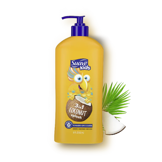 Suave Kids 3In1 Shmp+Cond & Body Wash Coconut Splash