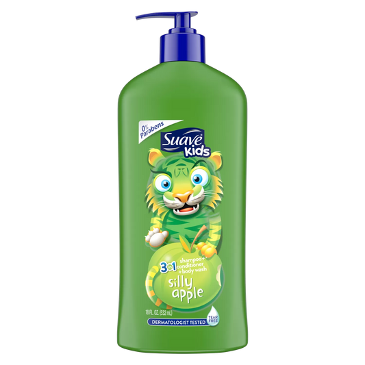 Suave Kids 3In1 Shmp+Cond & Body Wash Silly Apple