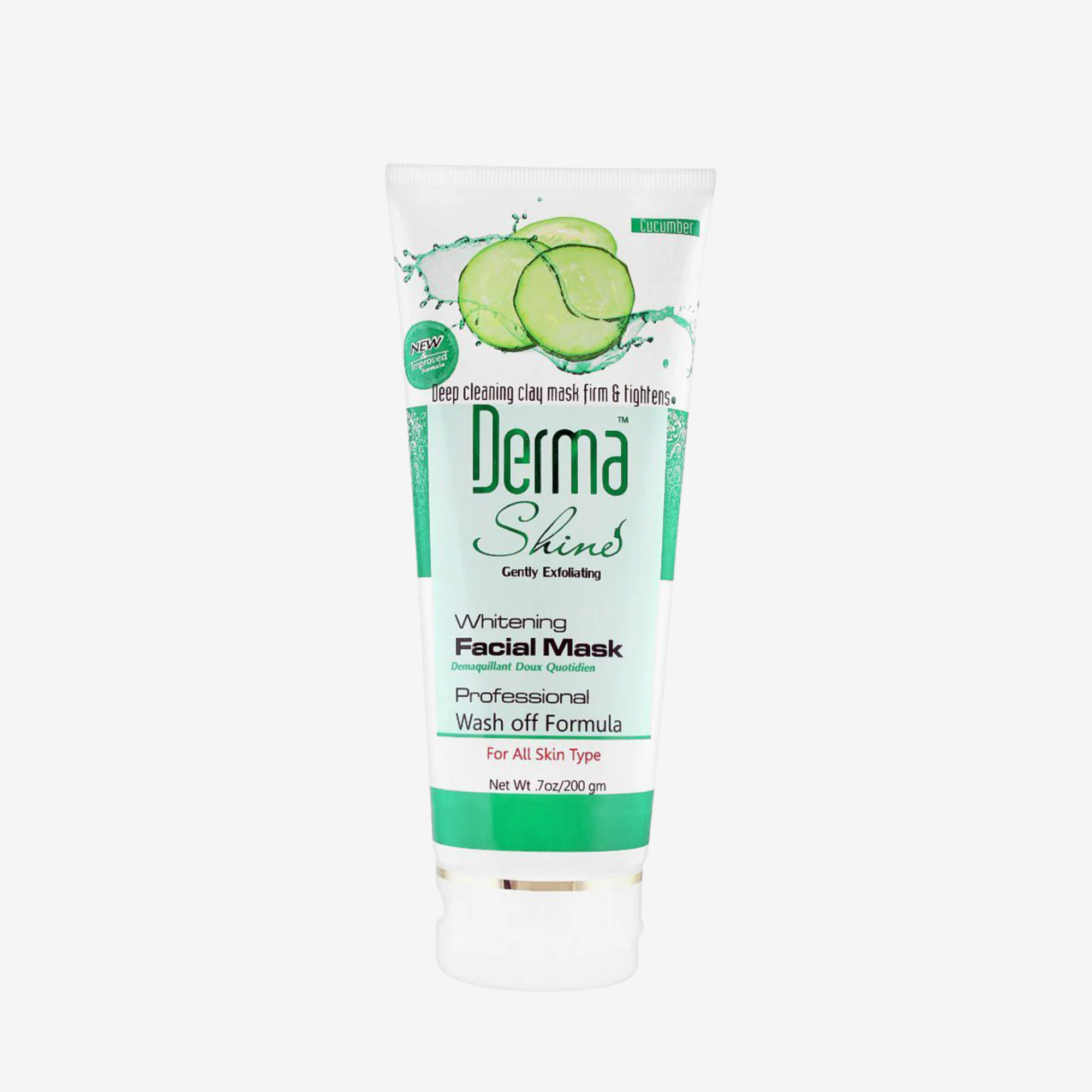 Derma Shine Brightening Cucumber Facial Mask