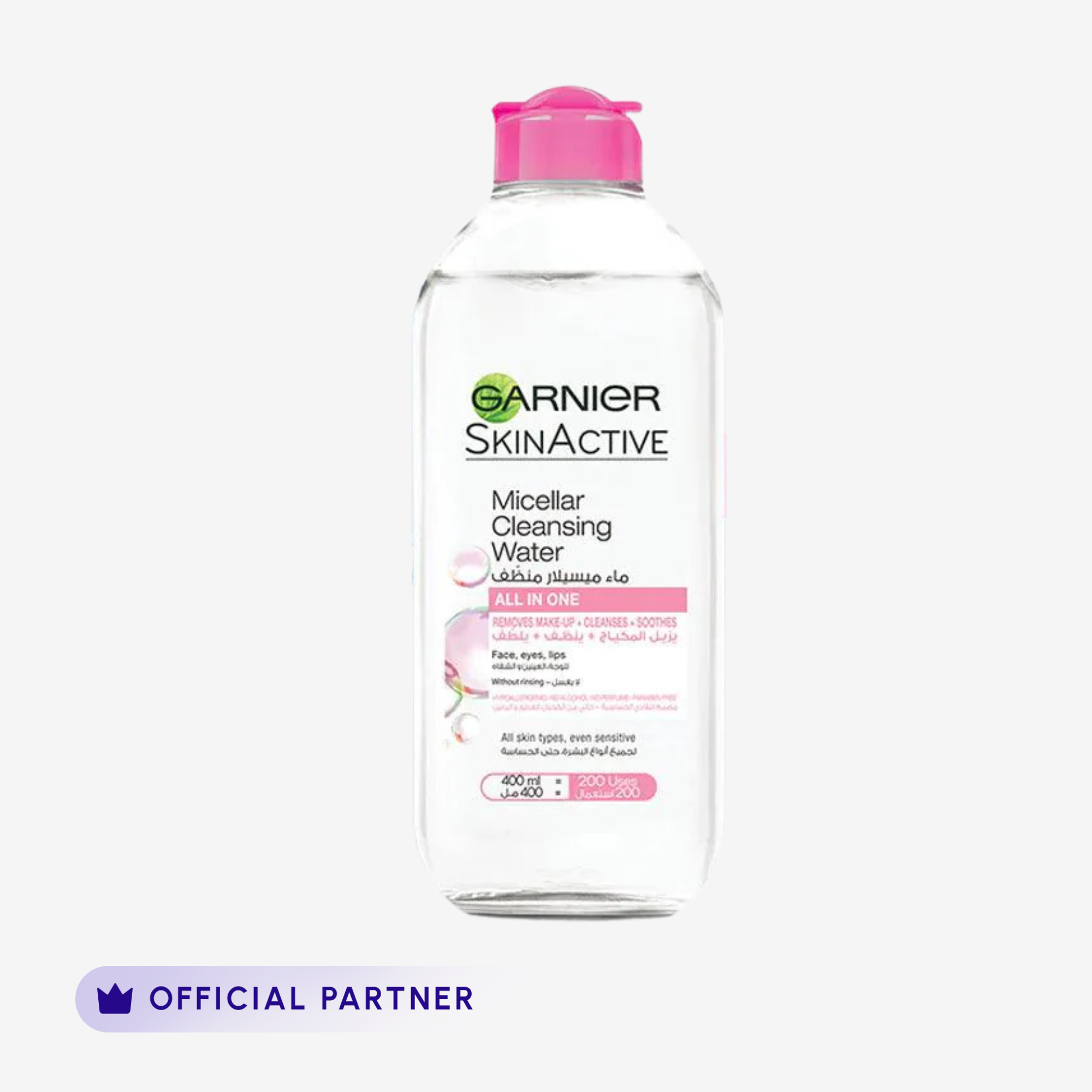 Garnier Skin Active Naturals Micellar Cleansing Water 3 All in One (Imported)