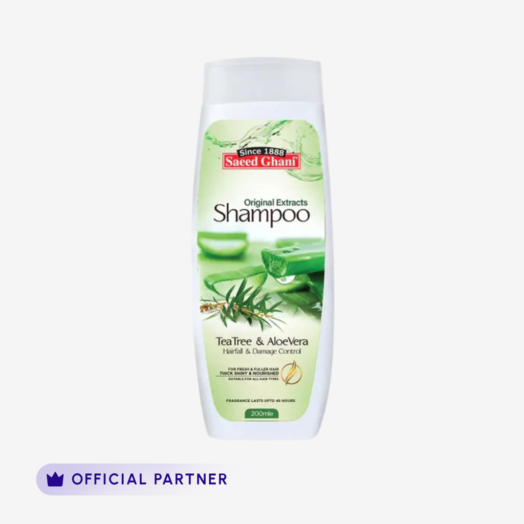 Saeed Ghani - Tea Tree & Aloe Vera Shampoo 200Ml