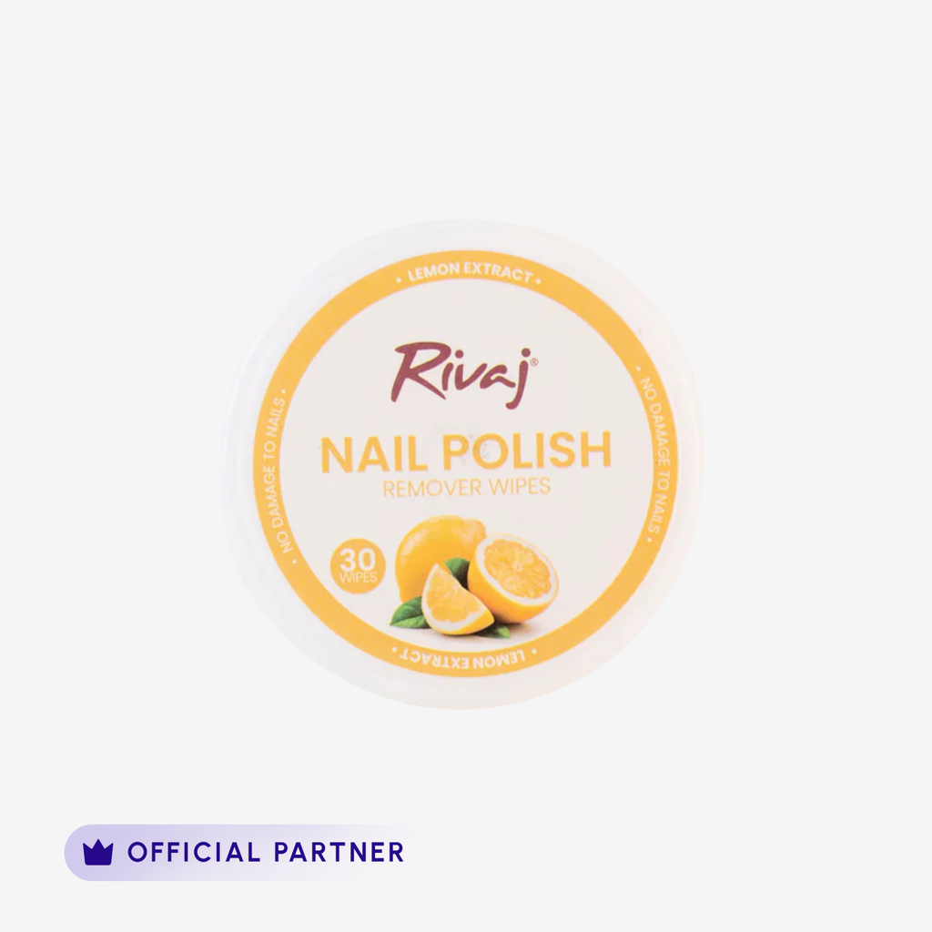 Rivaj - Nail Polish Remover Wipes (Lemon Extract)