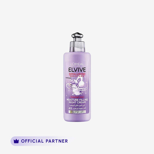 L'Oreal Paris - Elvive Hyaluron Moisture - Moisture Filling Night Cream - 200 ml