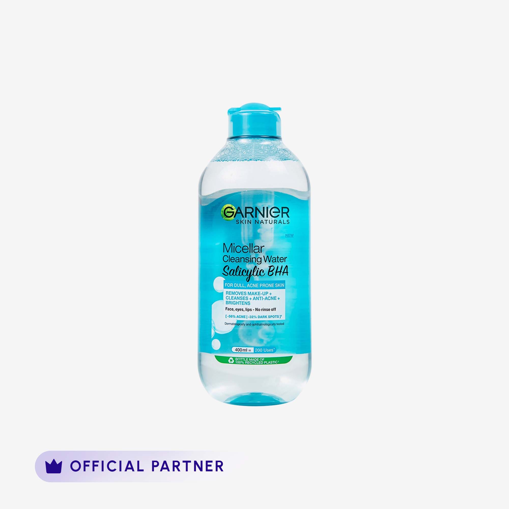 Garnier Salicylic + BHA Micellar Cleansing Water for Acne Prone Skin - 400Ml