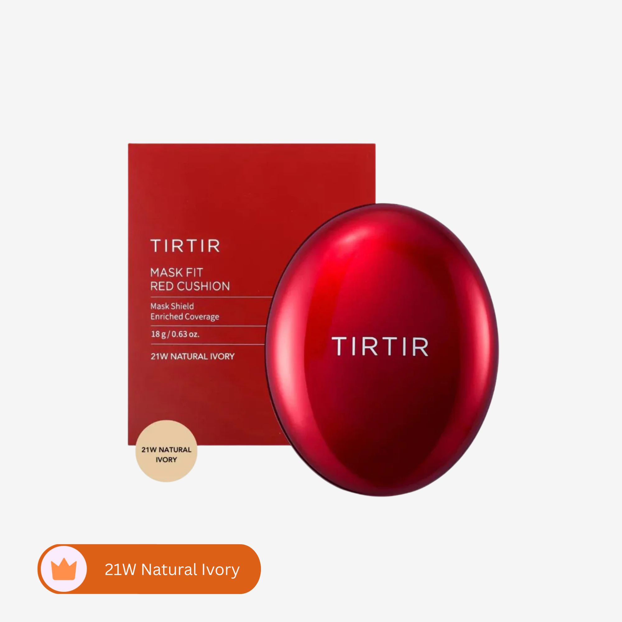 Tirtir - Mask Fit Red Cushion Mini - 21W Natural Ivory