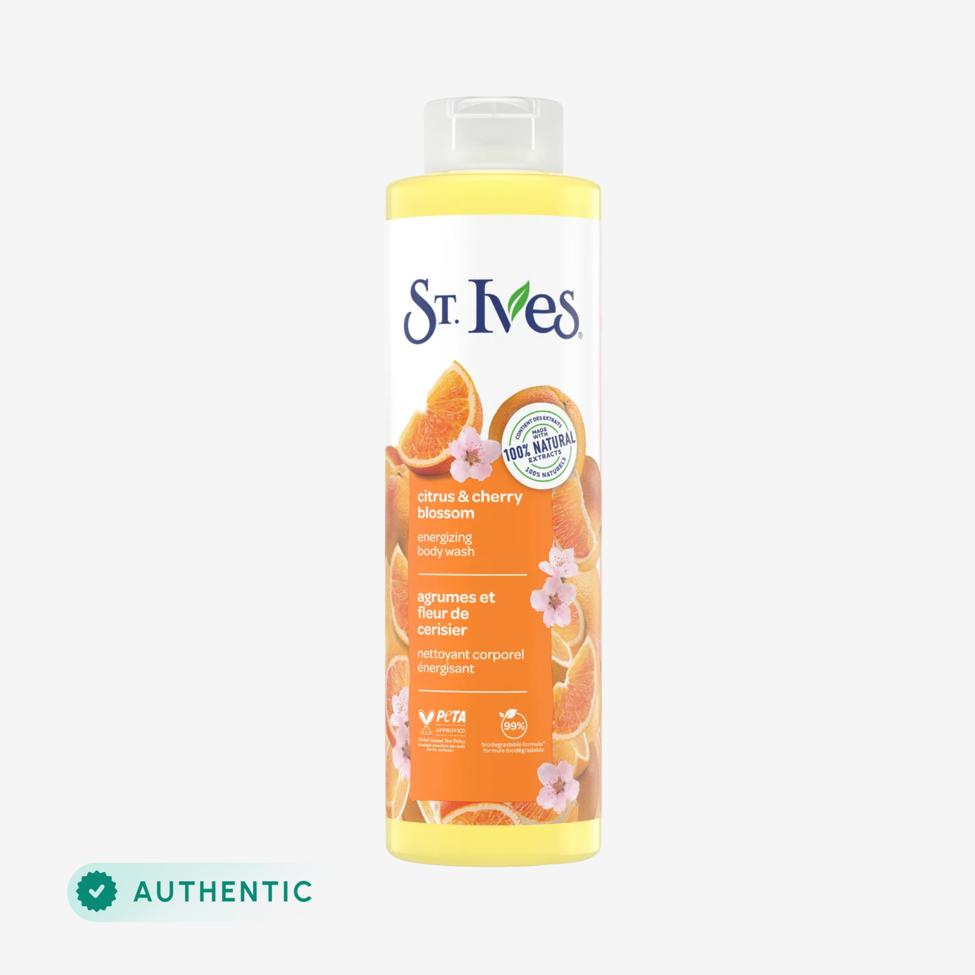 St. Ives -  Body Wash Citrus & Cherry Blossom 22Oz/650Ml