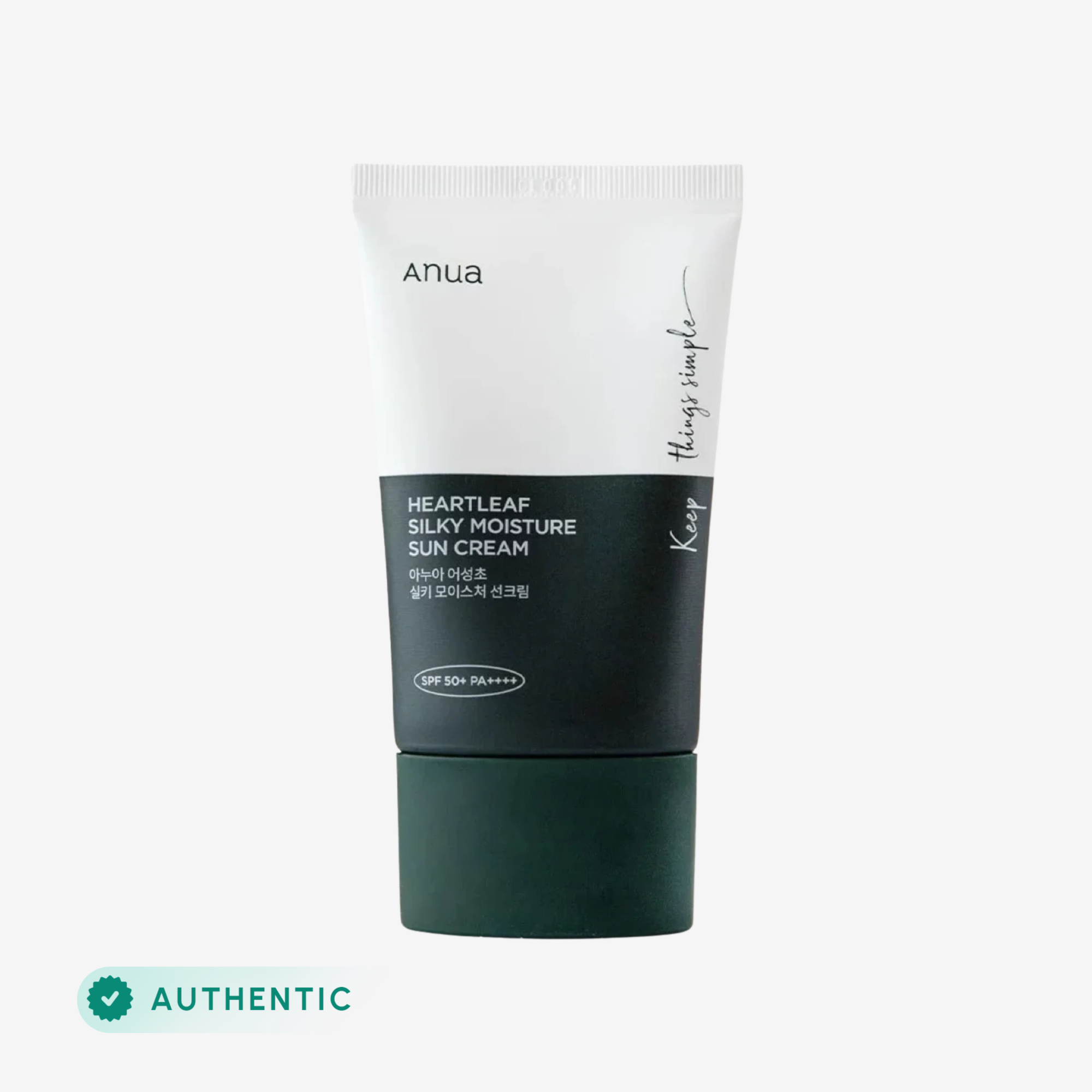 Anua - Heartleaf Silky Moisture Sun Cream SPF 50+ PA++++ 10ml