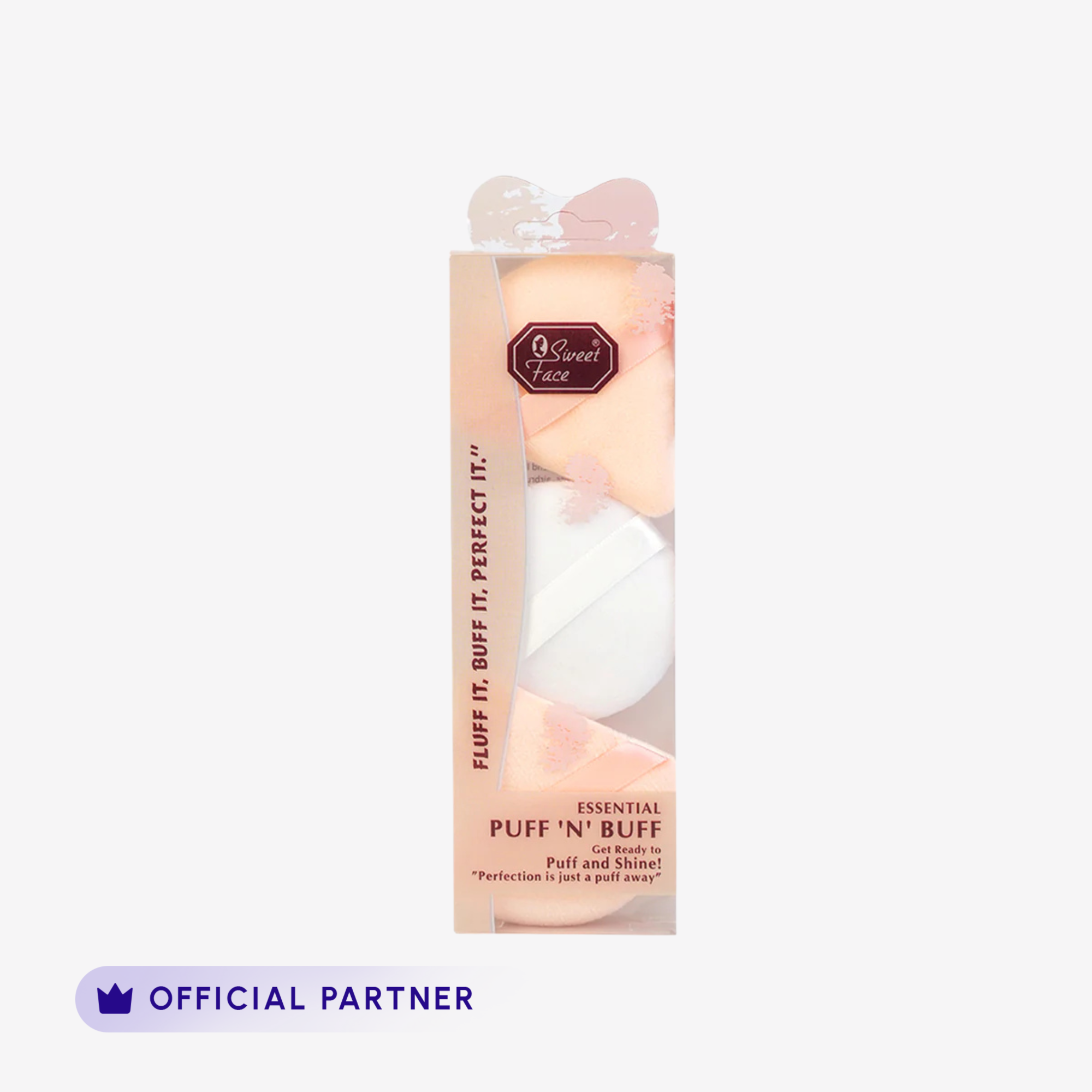 Sweetface - 3 In 1 Essential Puff & Buff