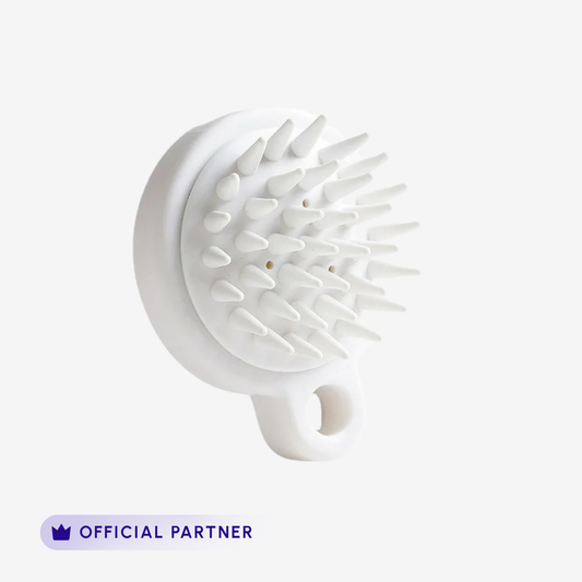 B&B Derma - Hair Scalp Massager Shampoo Brush For Shower Silicone