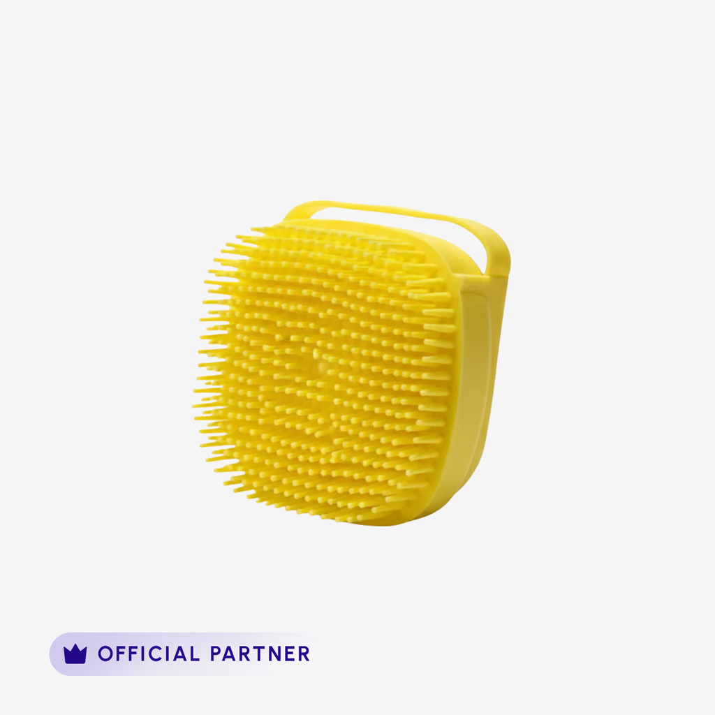 B&B Derma - Silicone Bath Body Brush With Built-In Soap Dispenser