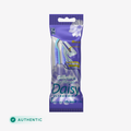 Gillette Daisy Plus Razor For Women Ultra Grip Pouch 3'S
