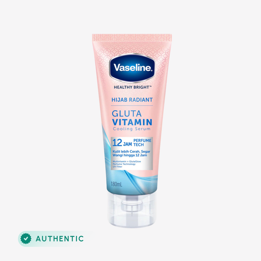 Vaseline Gluta Vitamin Cooling Serum Hijab Radiant 180Ml