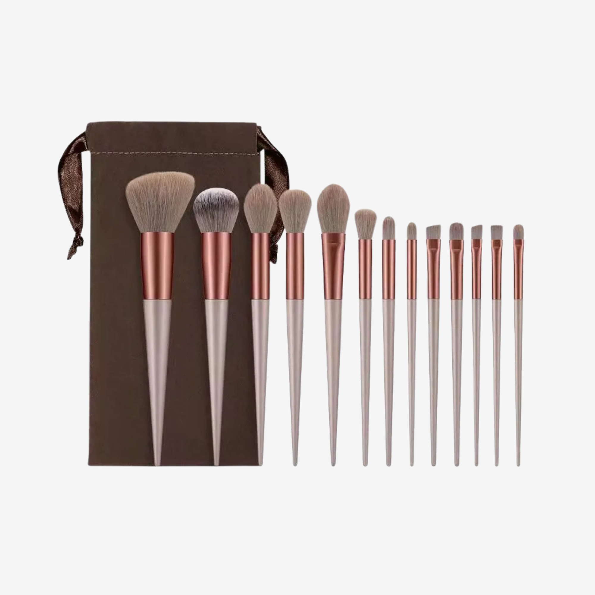 Facial Beauty - Makeup Brush Set With Pouch 13's