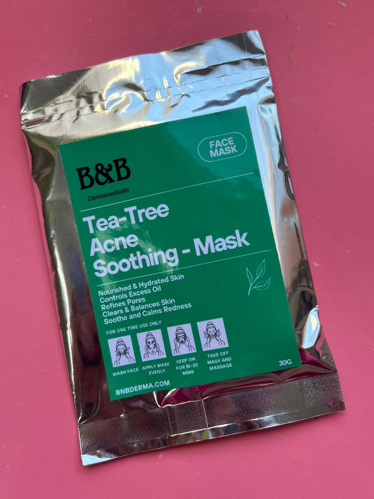 B&B Derma - Tea-Tree Acne Soothing-Mask