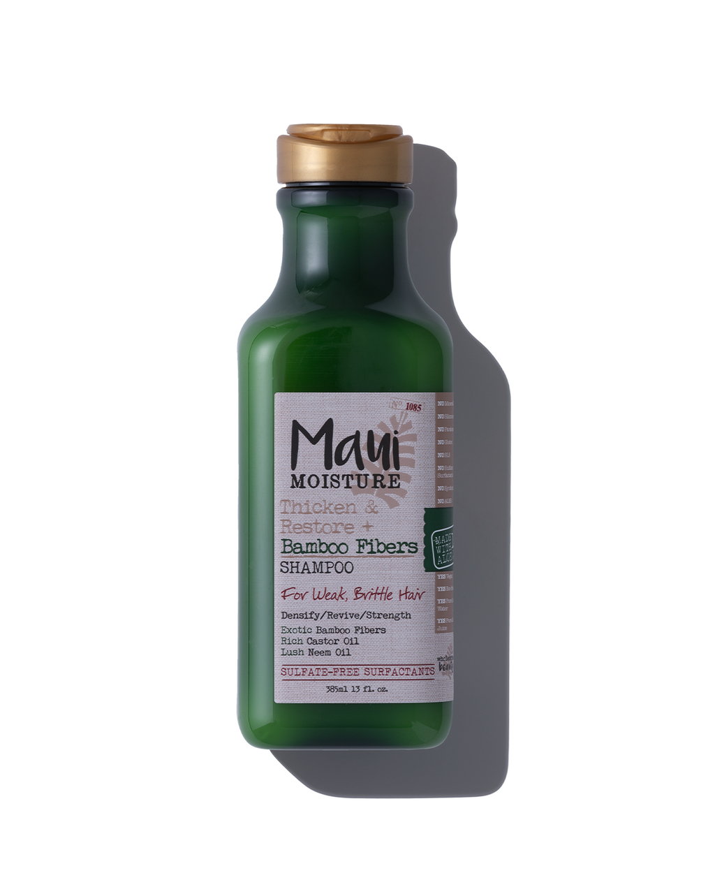 Maui Moisture Shampoo Thicken & Restore+Bamboo Fibers 13Oz/385ML