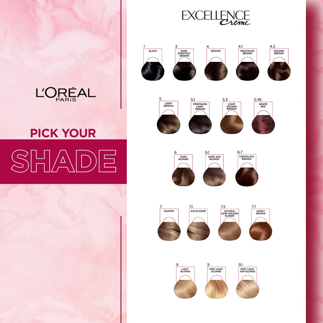 L'Oreal Paris Excellence Creme Hair Colour