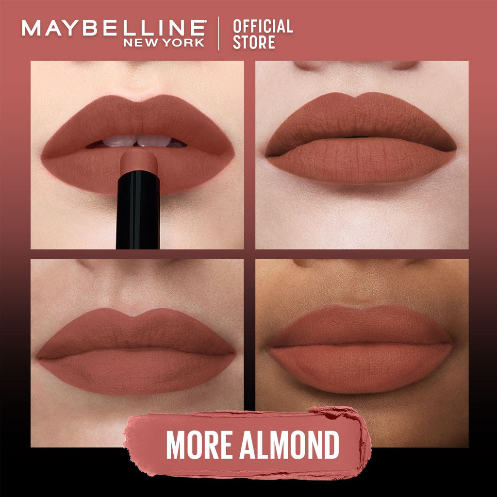 Maybelline New York Color Sensational Ultimatte Slim Lipstick, non-drying formula