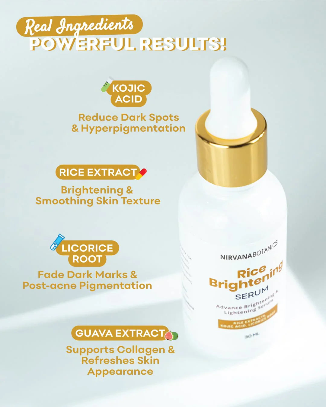 Nirvana Botanics - Rice Brightening Serum