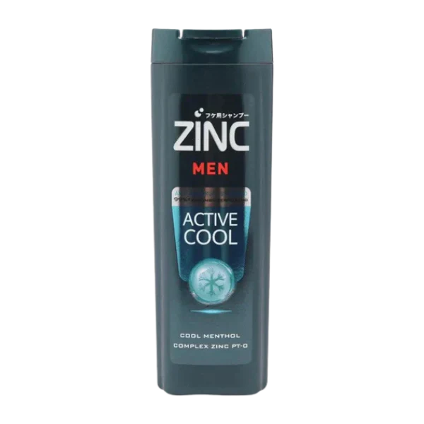 Zinc - Anti Dandruff Shampoo Men Active Cool Tea Tree - 340Ml