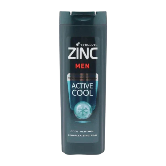 Zinc - Anti Dandruff Shampoo Men Active Cool Tea Tree - 340Ml