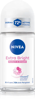 Nivea - Deodorant Roll On Women Extra Brightening Radiant & Smooth - 25Ml