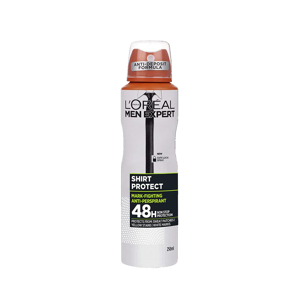 L'Oreal Men Expert 48H A/P Deodorant Spray Shirt Protect Refreshing 250Ml