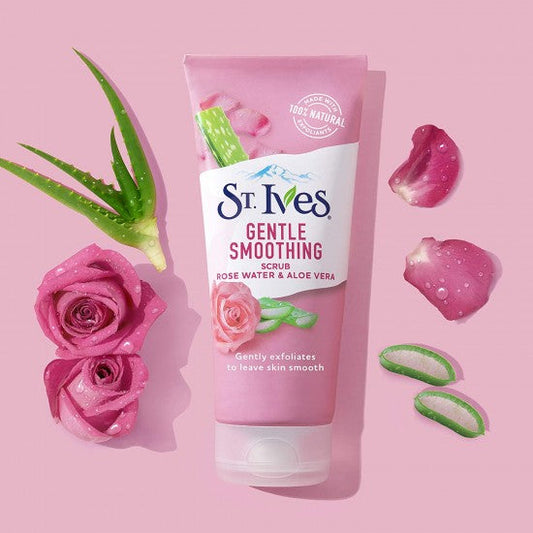 St. Ives -  Face Scrub Gentle Smoothing Rose Water Aloe Vera 170Ml