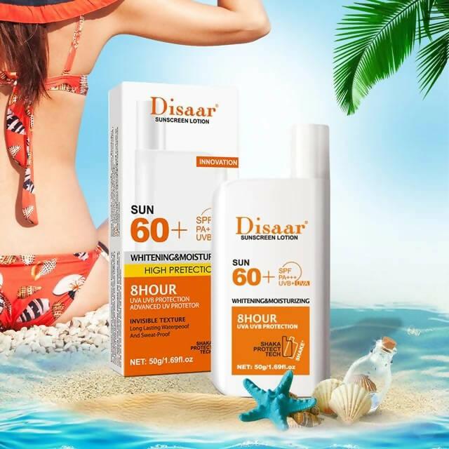 Disaar Sunscreen Lotion Spf60+ High Protection 50G
