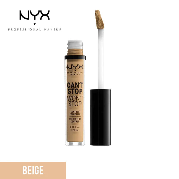 NYX Can'T Stop Won'T Stop Concealer (Cswsc11-Beige) 3.50Ml