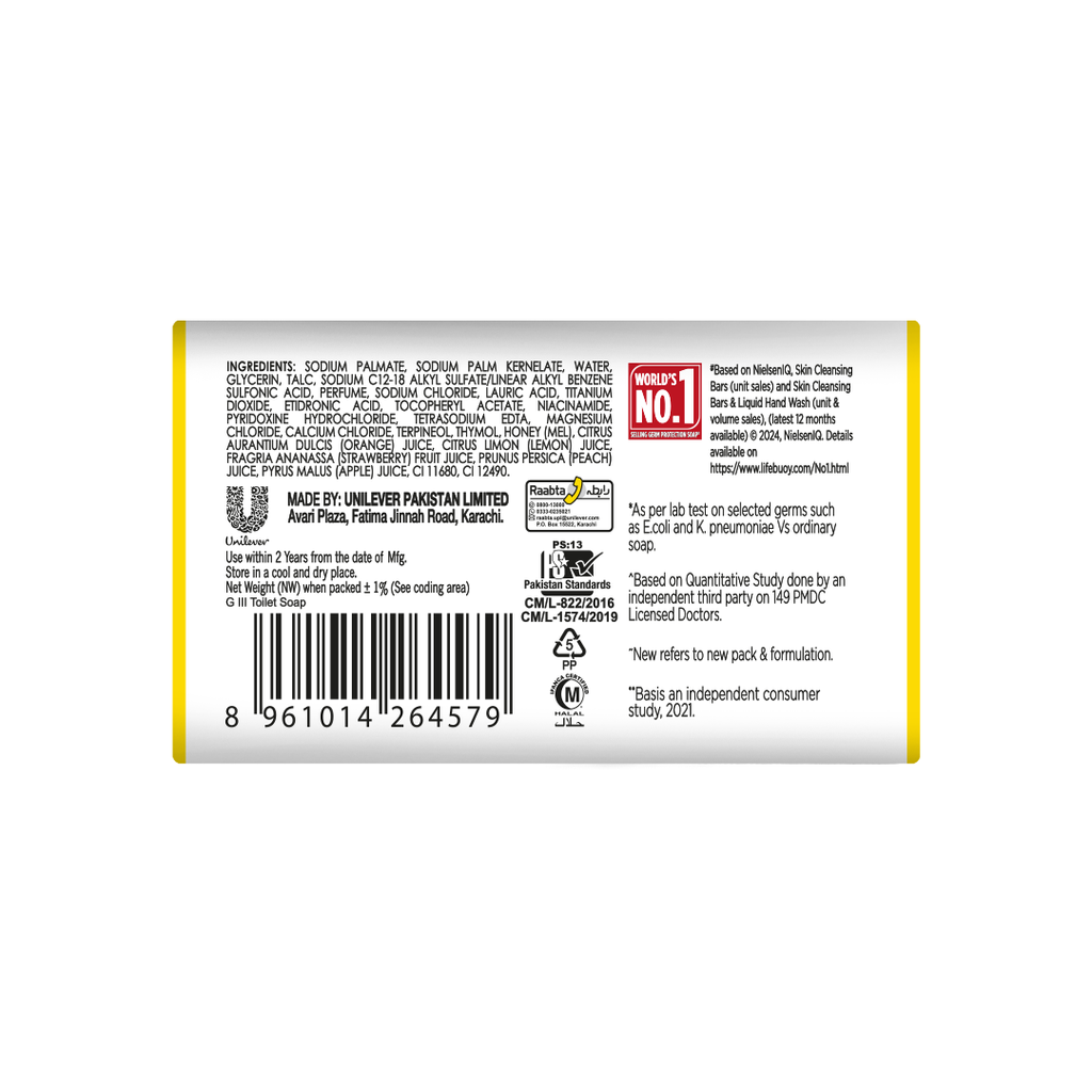 Lifebuoy - Lemon Fresh Soap - 100g