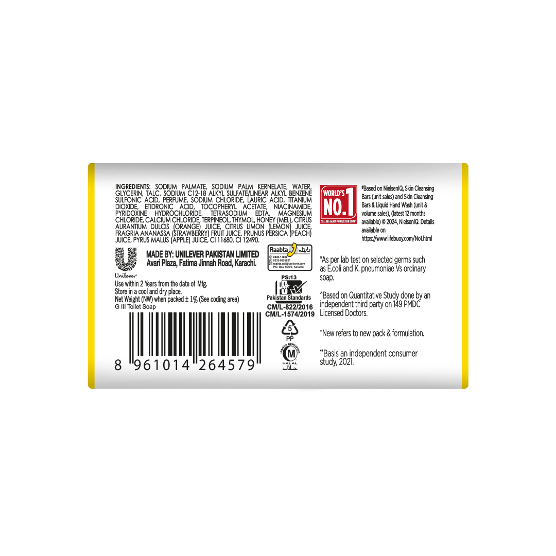 Lifebuoy - Lemon Fresh Soap - 130g