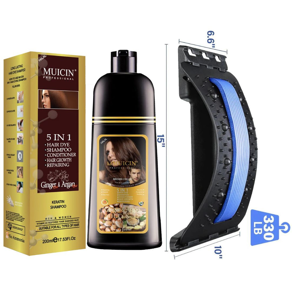 MUICIN - 5 in 1 Hair Color Shampoo With Ginger & Argan Oil
