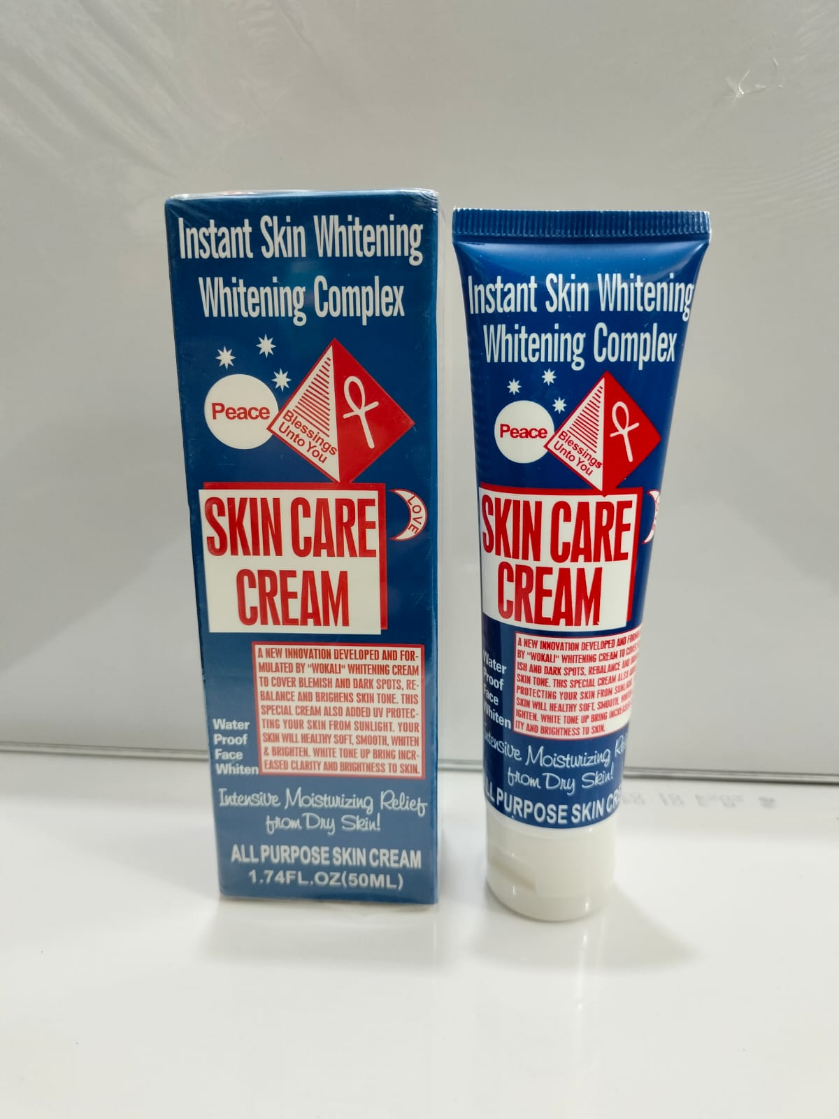 Wokali Instant Skin Brightening Complex Cream For Dark Body Spots 50ml