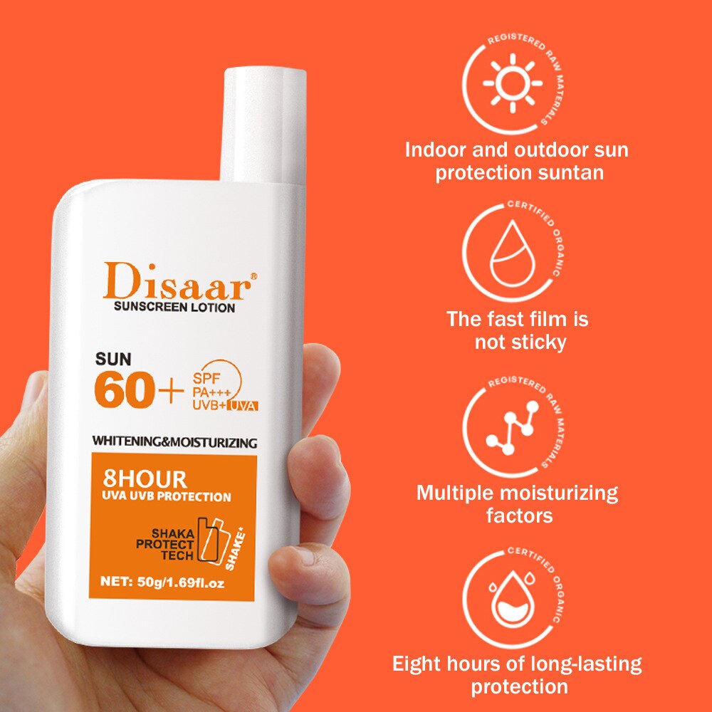 Disaar Sunscreen Lotion Spf60+ High Protection 50G