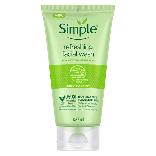 Simple - Refreshing Facial Wash Kind To Skin 150Ml