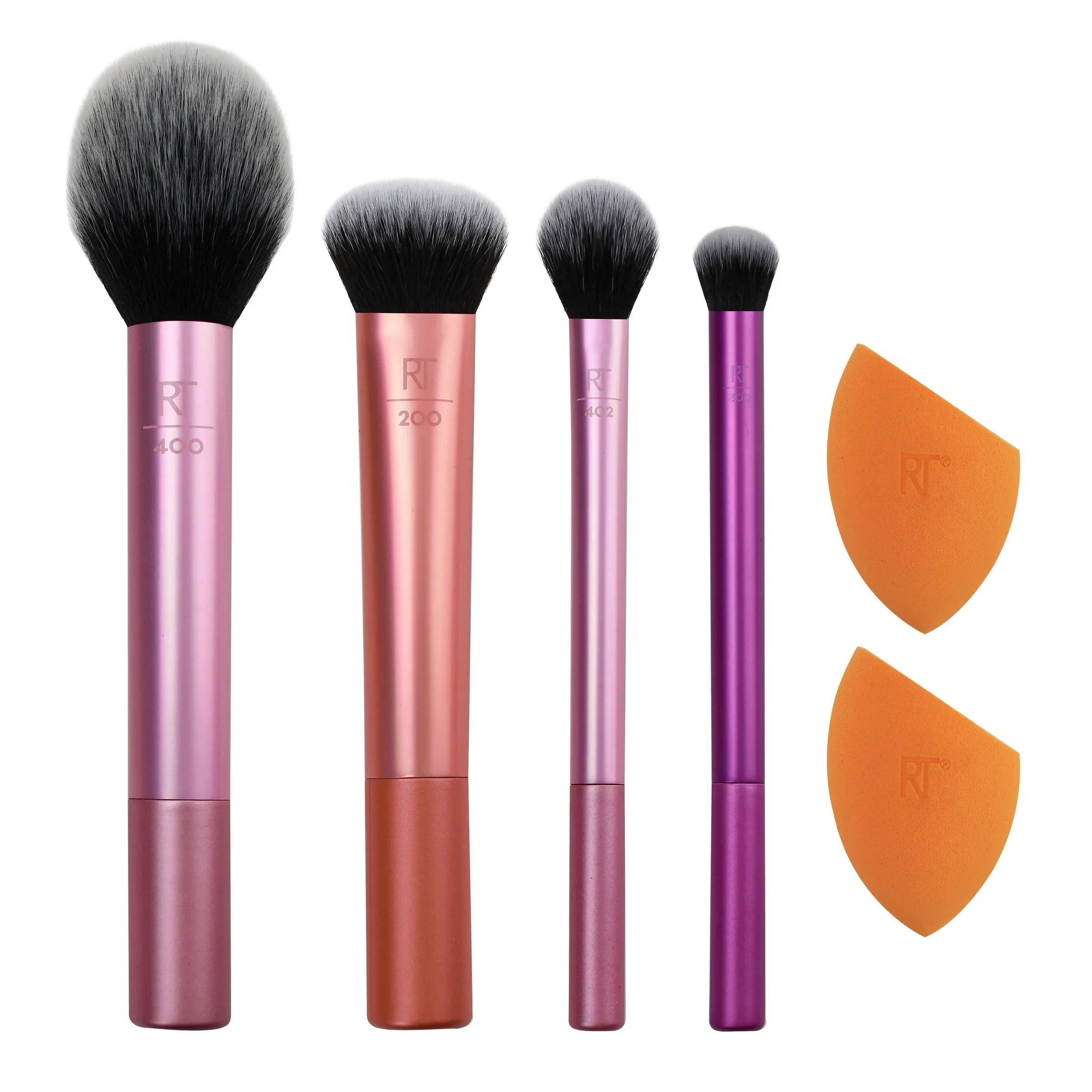 Real Techniques - Every Day Essentials Makeup Brush & 2 Sponge 6'S