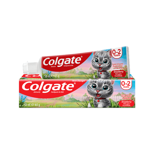 Colgate - Tooth Paste Kids 0-2 Year Strawberry Flavour 50Ml/65G