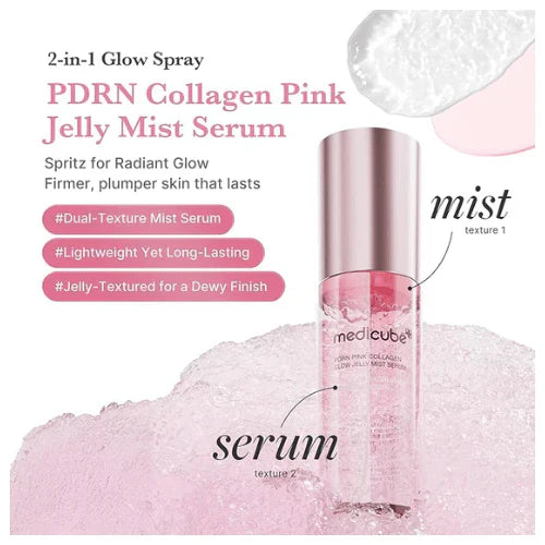 Medicube - PDRN Pink Collagen Glow Jelly Mist Serum - 100ml