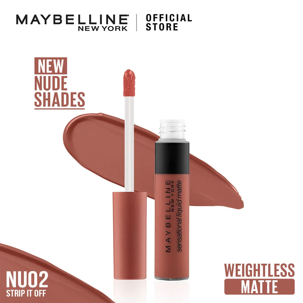 MaybellineÂ NewÂ YorkÂ ColorÂ SensationalÂ LiquidÂ MatteÂ Lipstick