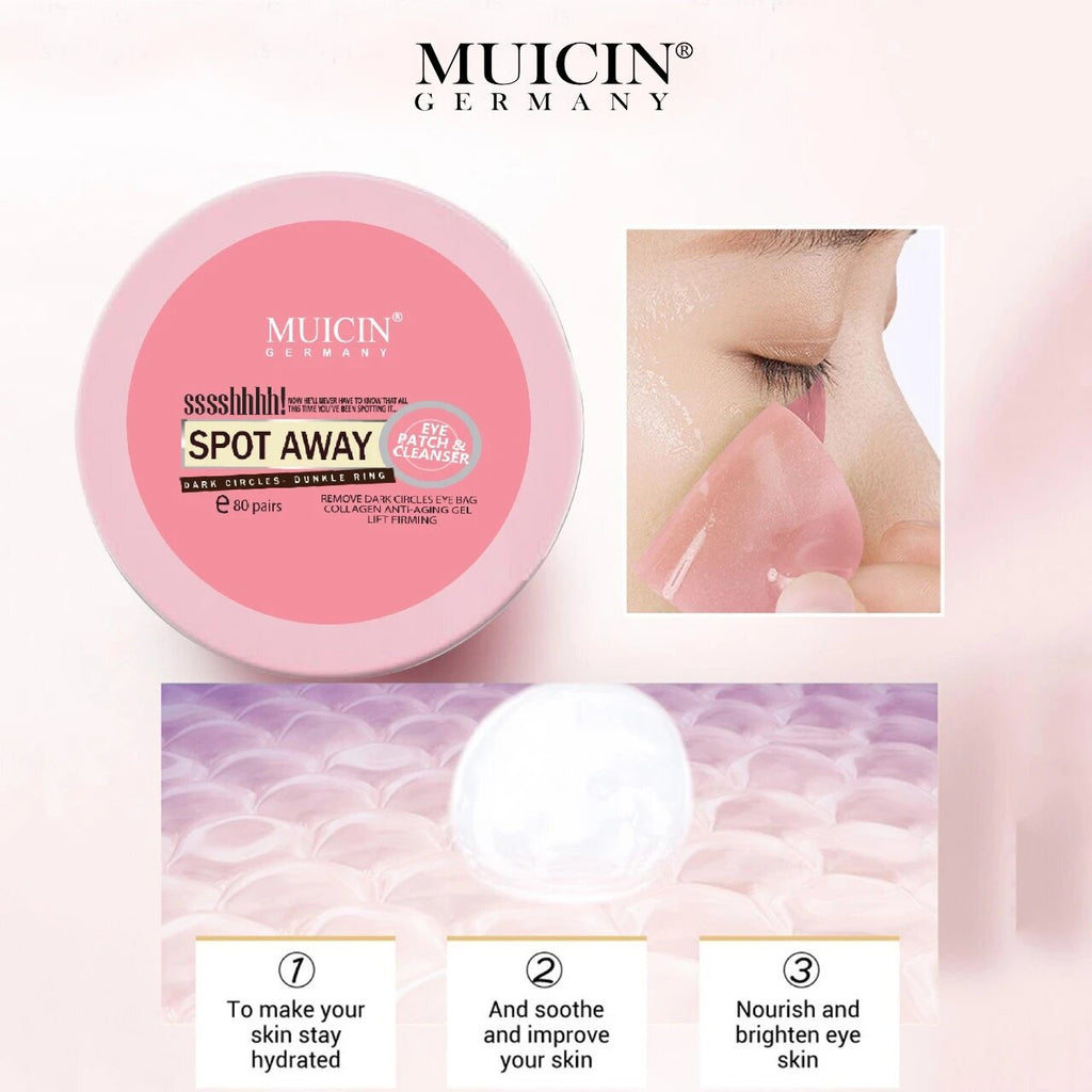 Muicin - Spot Away Eye Patches & Cleanser - 60 Pairs