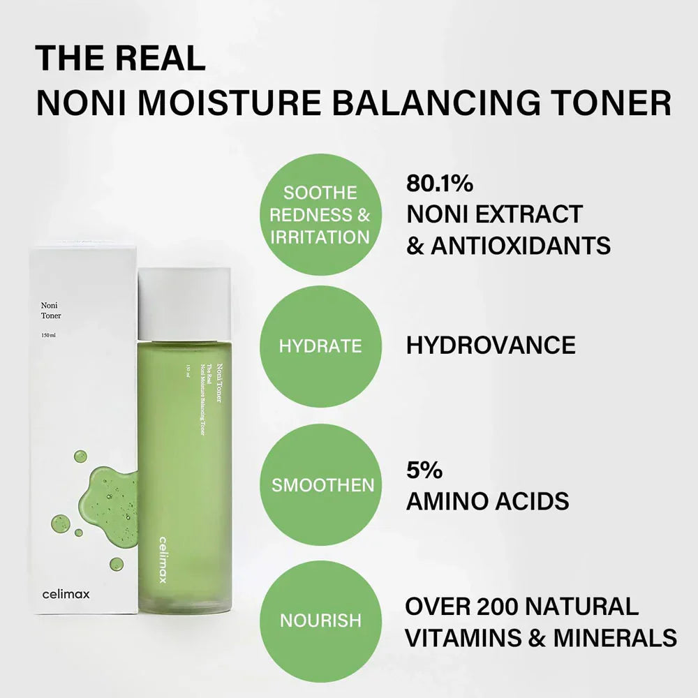 Celimax - The Real Noni Moisture Balancing Toner 150ml