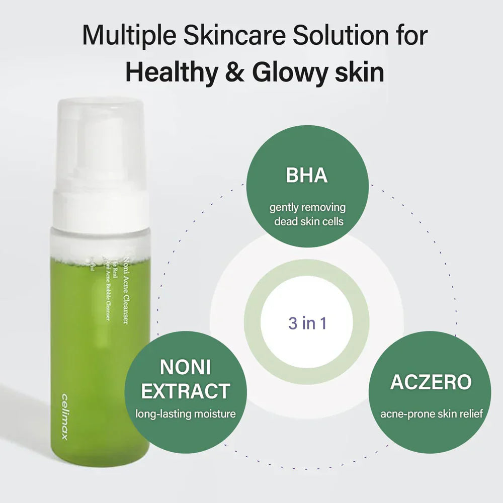 Celimax - The Real Noni Acne Bubble Cleanser 155ml