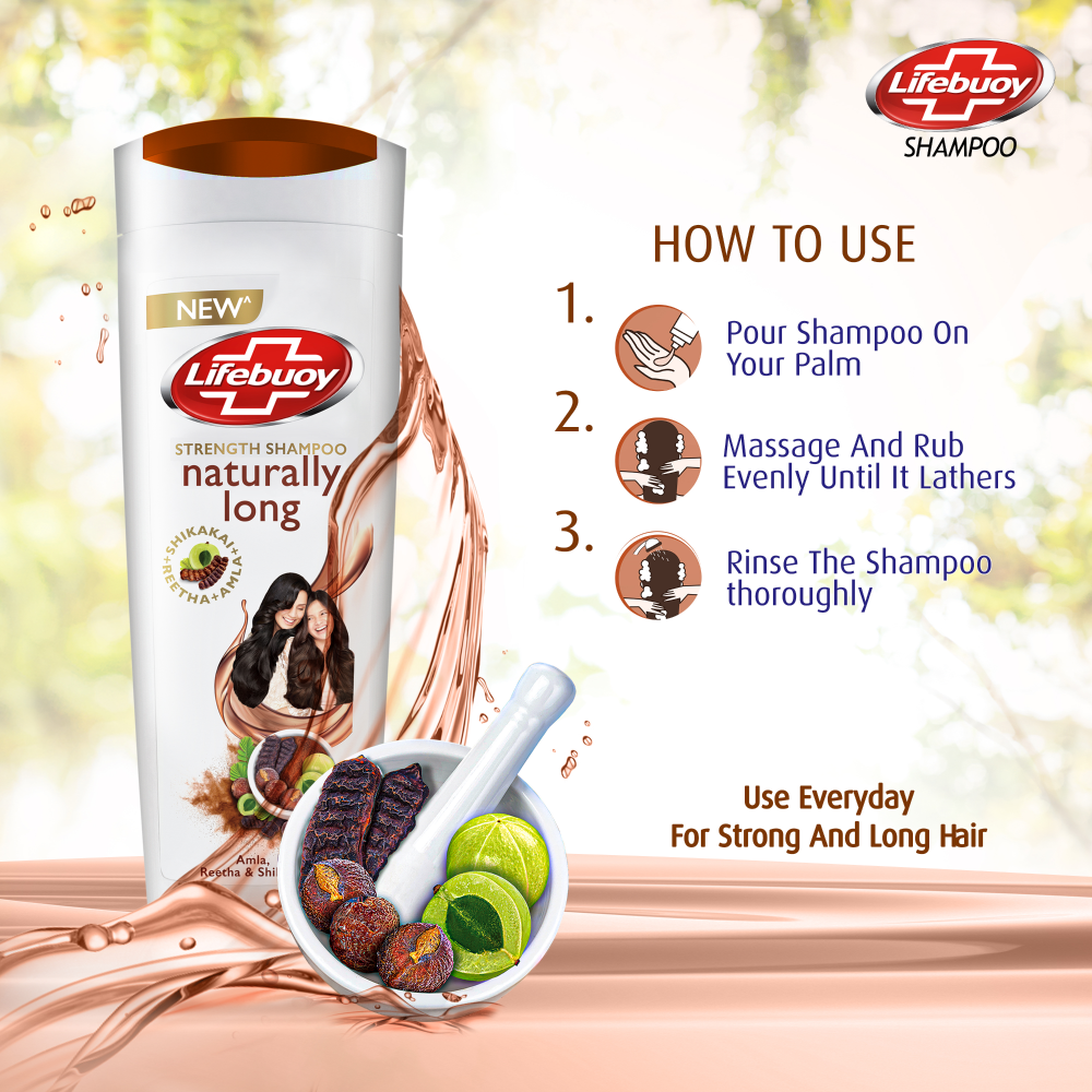 Lifebuoy - Naturally Long Shampoo - 650ml