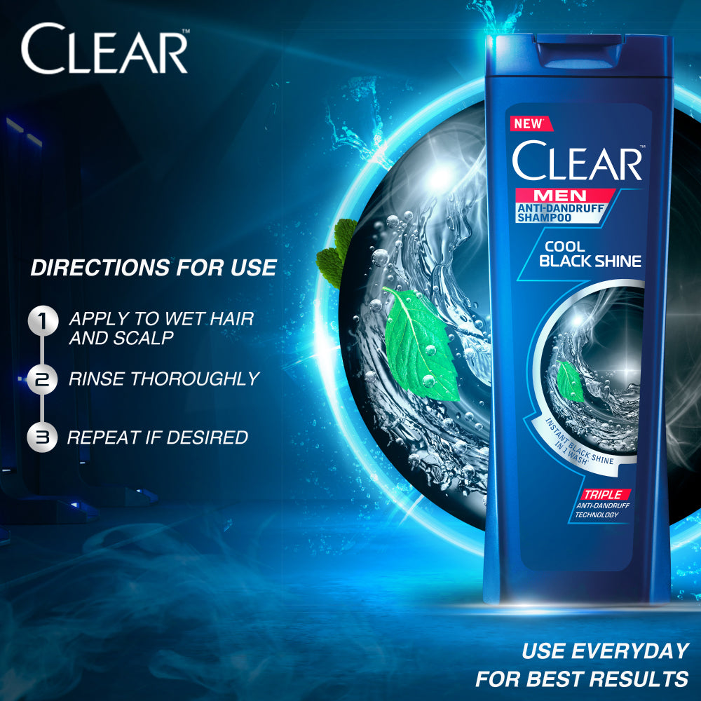 Clear - Black Shine Shampoo - 380ml