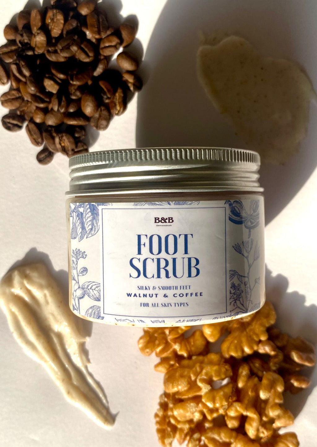 B&B Derma - Coffee & Walnut Foot Scrub