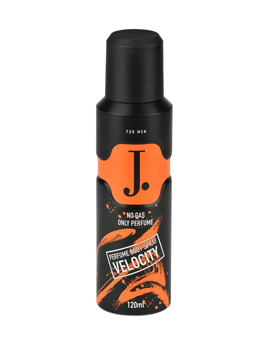 J. No Gas Perfume Body Spray – Velocity – 120ml